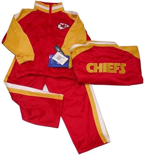 Kansas City Chiefs NFL Kids/Child Embroidered Jogging Suit Set (Size 4) By Reebok
