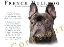 French Bulldog BLACKBRINDLE "Human Trainer" Mouse Pad Dog Mousepad