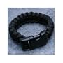 Para-Cord Survival Bracelet "Black" 9 Inch