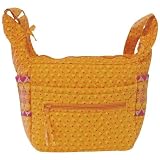 Quilted Extra Large Purse (Orange)