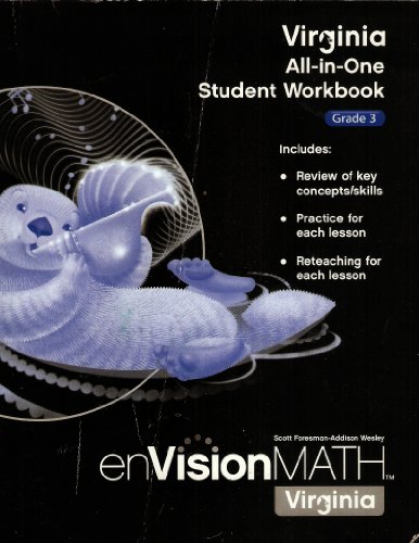 Virginia All-In-One Student Workbook Grade 3; enVision Math