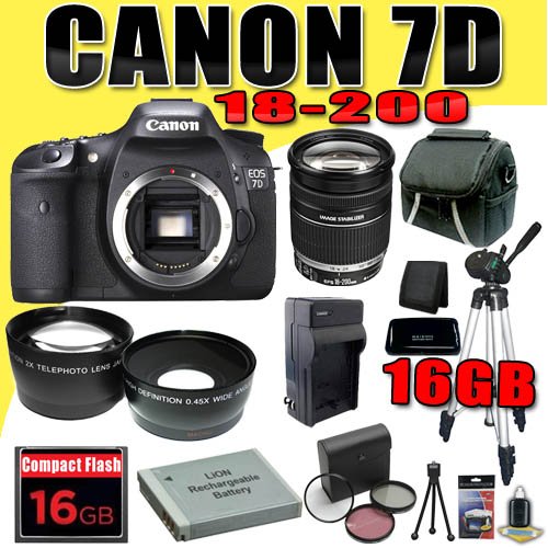 Canon EOS 7D 18 MP CMOS Digital SLR Camera w/ 