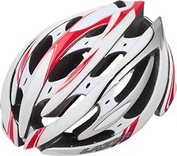 2008 Lazer Genesis RD Road White/Red Helmet 57-61cm HE8003