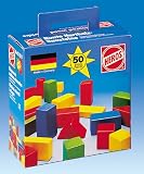 Review Heros Wooden Toys 21252 / 50 Pc Coloured Wooden Blocks Set