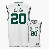 Ray Allen Boston Celtics #20 Replica Adidas NBA Basketball Jersey (White) at 