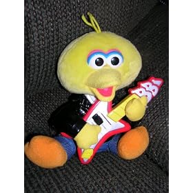 Sesame Street Rock and Roll Big Bird Doll - Plays Music & Talks