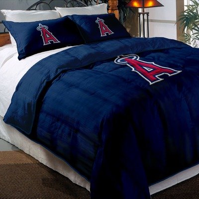 Los Angeles Angels Embroidered Twin Comforter Set