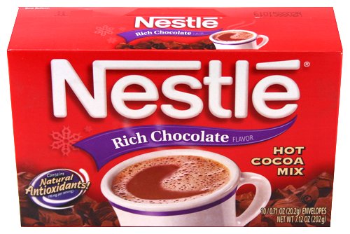 Nestle Hot Cocoa Mix Rich Chocolate 10 Packs by Nestle