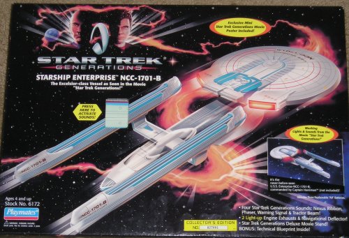 Star Trek Generations Starship Enterprise Ncc-1701-b Ship