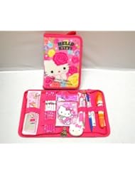Toy: Hello Kitty 15p Zipper Study Set - Sanrio Hello Kitty