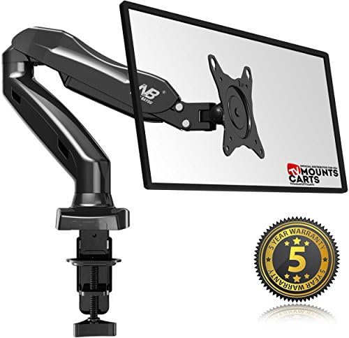 Desk Mount TV mount ( FMDM80 ) Universal Articulating Gas Spring for Monitor 17'' - 27" LED LCD Flat Panel TVs from 4.4lbs up to 14.3lbs