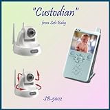 The Custodian. 2.5 Wireless Monitor With 2 Tilt and Pan Cameras From Safe Baby. Includes Free Power Pack Valued at $24.95