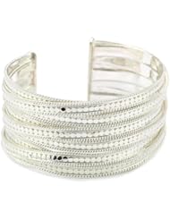 Anna Beck Designs "Timor" 18k Sterling Silver Large Twisted Cuff