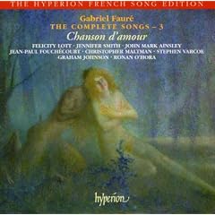 l'int�grale des melodies /vol.3 : chansons d'amour