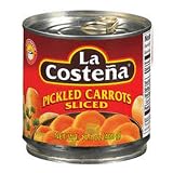 La Costena Sliced Pickled Carrots 14.1 Oz by La Costena