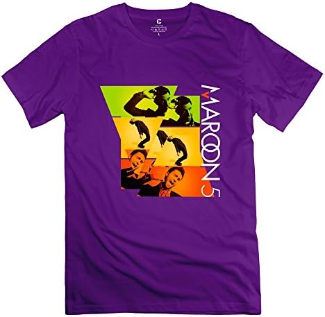 Men's Maroon 5 Adam Levine T Shirts Size S Purple
