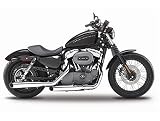 Harley Davidson 1200N Nightster XL (2007) in Black (1:18 scale) Diecast Model Motorbike