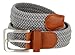 Belts.com Women's Stretch Belt Braided Elastic Canvas Leather Golf Belt 1-3/8
