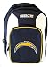 NFL San Diego Chargers Backpack - full size Sports back pack (Navy)