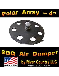 Buy 4 Polar Array BBQ Grill, Smoker or Pit Air Venting Damper Kit by Polar Array 4