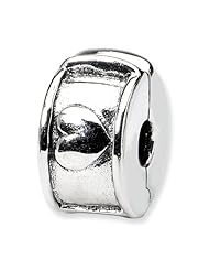 Sterling Silver Reflections Hinged Heart Clip Bead