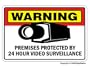 SECURITY SURVEILLANCE SIGNS ~Sign~burglar video warning