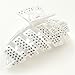 Signac White Crystal - Cubitas Avignon Collection (Made in France, Swarovski Crystals, Claw Clip)