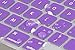 MOSISO Protective Keyboard Cover Skin Compatible with MacBook Air 11 inch (Models: A1370 & A1465), Purple