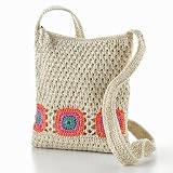 Mudd Bonaroo Crocheted Cross-Body Handbag