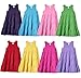 City Threads Baby Girls' Super Soft 100% Cotton Tank Tiered SPD Sensory Clothing Sensitive Skin Dress