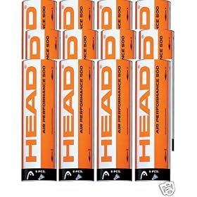 Head Air Performance 500 Badminton Shuttlecocks 12 tubes of 6 birdies