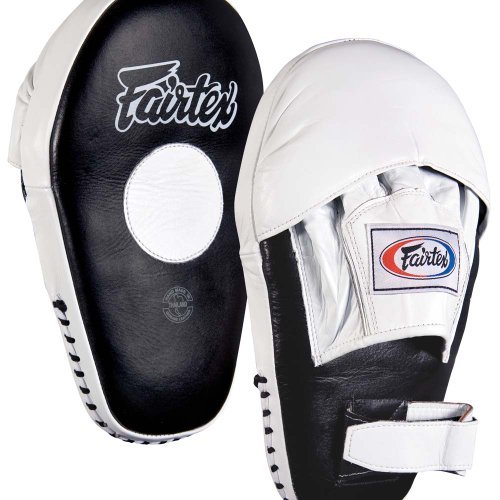 Fairtex Pro Angular Mitts, Black/White