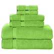 Contemporary Home 6-pc. Towel Set - Prepster Green