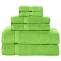 Contemporary Home 6-pc. Towel Set - Prepster Green