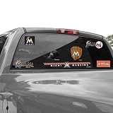 MLB Miami Marlins 11'' x 17'' Ultra Decal Window Clings Sheet