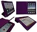 iTALKonline PADWEAR ADVANCED Executive PURPLE Wallet Case Cover Stand With TRI-FOLD SMART TILT and Magnetic Sleep Wake Sensor Feature For Apple iPad 2 (2011) 2nd generation iPad 3 “The New iPad Retina Display” (2012) 3rd Generation (Wi-Fi and Wi-Fi + 3G + 4G) 16GB 32GB 64GB