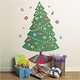 Lori Siebert™ Christmas Trees Holiday Wallies Peel & Stick Murals