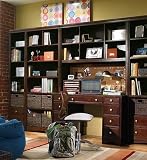 genAmerica Mix and Match Study Wall System Classic Cherry