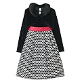 Girls' Cherokee&reg; Skirt Dress with Jacket - Black