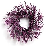 12" Round LAVENDER PUSSY WILLOW Harbinger Of Spring WREATH