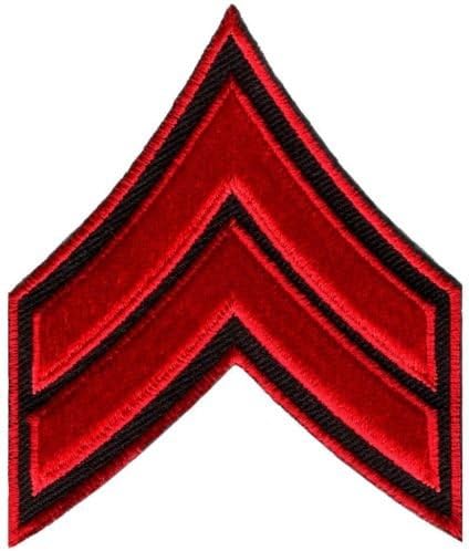 Army Military Stripes Insignia Rank Biker Retro Applique Iron-on Patch S-1005 Free Shipping