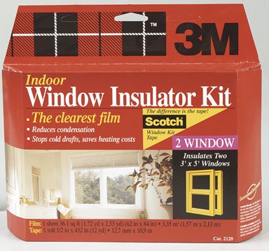Childrens Toyshop  Tools & Hardware : 3M 2120W Indoor 2-Window Insulator Kit