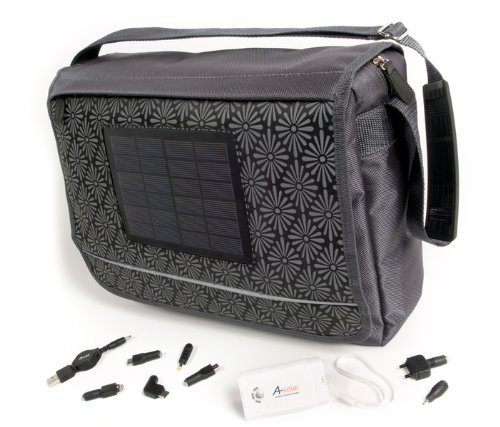 A-Solar Messenger Tasche mit Solarpanel silber Preisvergleich