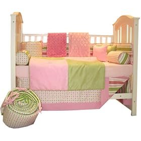 Banana Fish Confetti Girl 4 Piece Crib Set