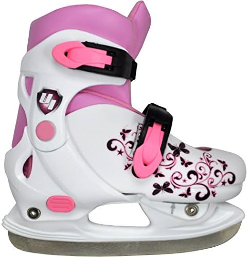 Ultra Ice 1905C Adjustable Ice Skates (Girls Y12 to Girls 2)