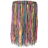 Beistle - 50452-MC - Extra Large Raffia Hula Skirt- Pack of 12