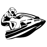 sticker jetski - 15 cm x 10 cm