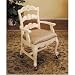 Antique White Hills of Provence Dining Arm Chair