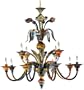 Metropolitan Camer C7056/12 Large Murano Glass 12 Light 720 watt (44"H x 45"W) Chandelier Lighting