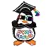 "2 Cool 4 School" Graduation Penguin 36" Balloon Mylar